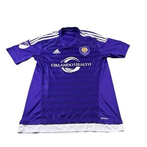 Adidas X Orlando City Soccer Home Purple White Jersey Size Medium M